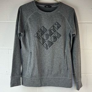 The North Face Gray Sweatshirt, Small